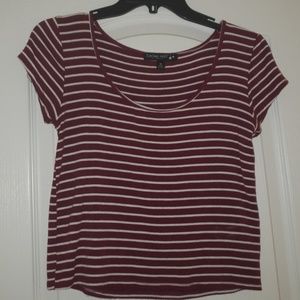 Red and white striped tshirt